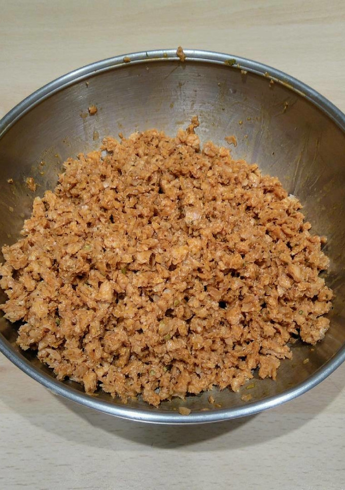 Una foto de Zorza/picadillo vegano