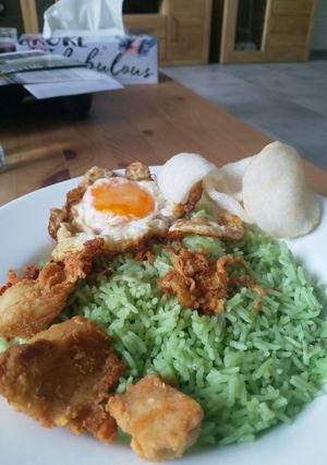 Foto resep Nasi Uduk Hijau