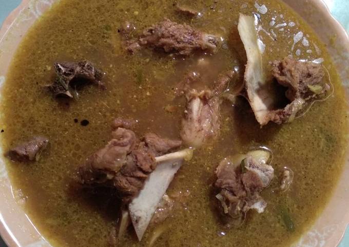 Sup konro daging rusa