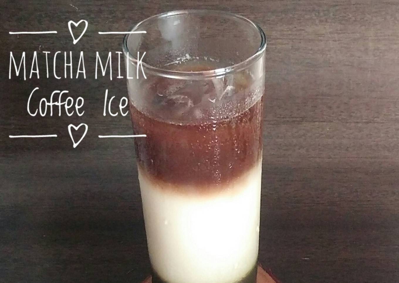 Matcha Milk Coffee Ice