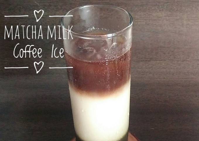 Bagaimana Menyiapkan Matcha Milk Coffee Ice, Sempurna