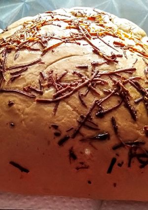 Una foto de PANOCHA Costeña, rellena de Queso, Azúcar y Coco...!