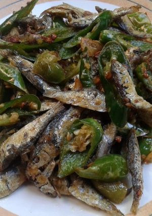 Foto resep Ikan tembang cabe ijo