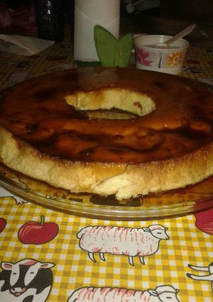 Una foto de Flan de los 15 huevos