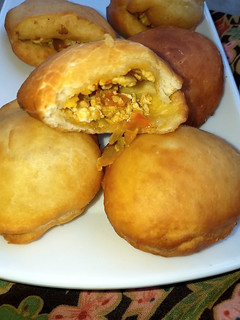 A picture of Stuffed fried bread.