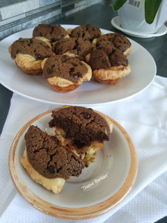 Foto resep Brownis putih telur puff pastry