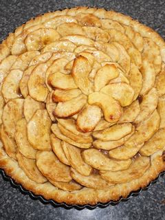 Una foto de Tarta de manzana