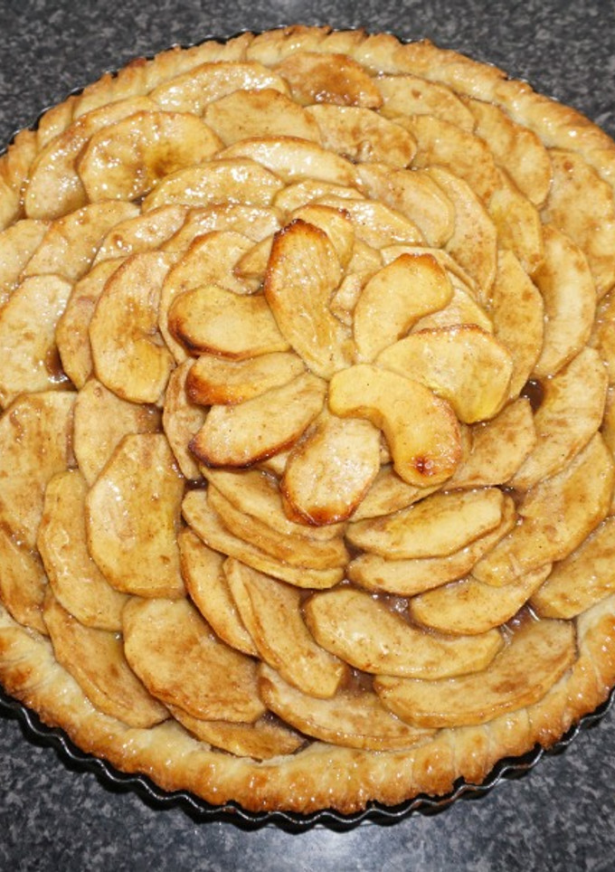 Una foto de Tarta de manzana