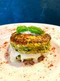 Zucchine vegetable-burgers