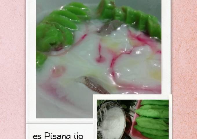 Es pisang ijo