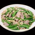 SP.0112 - Thịt Heo Xào Nấm Hoàng Kim & Đậu Hà Lan