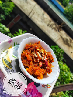 A picture of Pumpkin halwa.