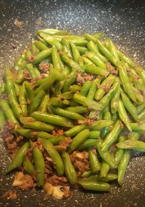 Foto resep Tumis buncis daging balacan
