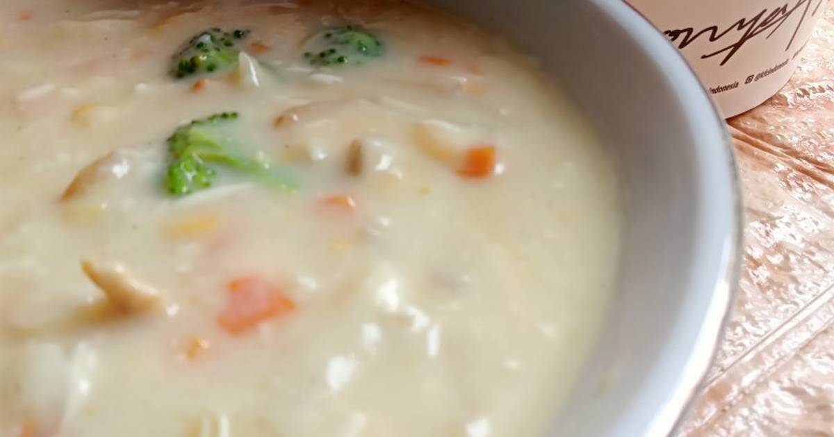 Resep Cream soup ala kfc oleh Lucky Kitchen Cookpad