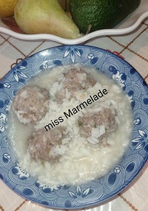 Φωτογραφία της συνταγής Γιουβαρλάκια σούπα χωρίς αυγολέμονο