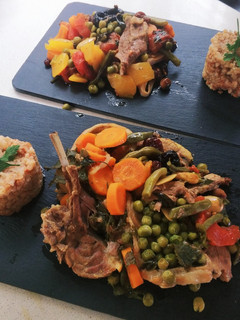 Una foto de Tajine de Cordero con la Ocoo
