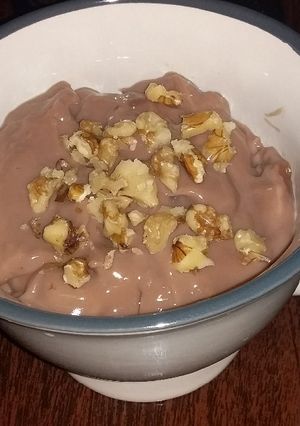 Una foto de Crema de chocolate