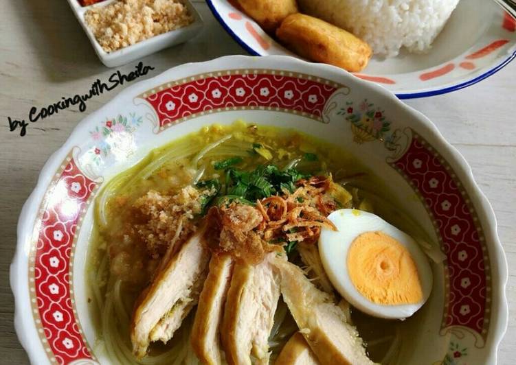 Cara Gampang Menyiapkan Soto Ayam Ambengan Yang Enak Banget