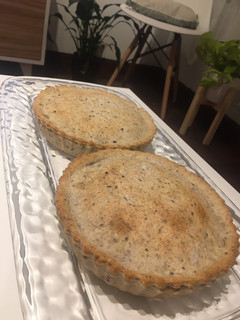 Una foto de Tarta integral de atún