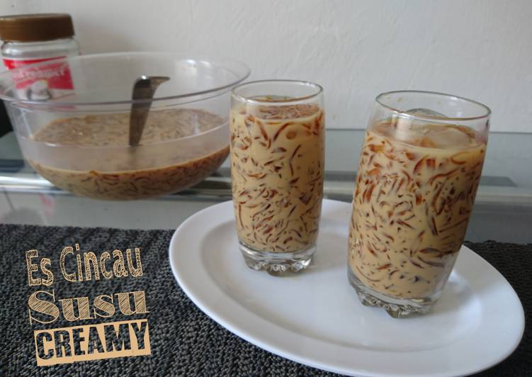 Resep Es Cincau Susu Creamy #prRamadhan_Takjil #PekanInspirasi oleh Rhiny Fanila - Cookpad