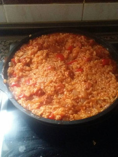 Una foto de Arroz con chistorra