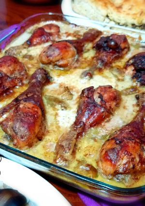 صورة لوصفة طاجن دجاج بالطحينة