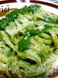 Linguini cu pesto de mangold