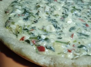 Una foto de Tarta de espinaca y pollo