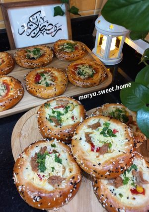 صورة لوصفة فطائر خفيفة 🧀🧀
