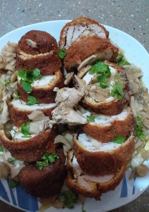 صورة لوصفة كوردون بلو احسن من المطاعم 🤤🤤