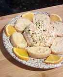 Ensaladilla de chatka y piña