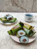 Lemper Bakar Bunga Telang