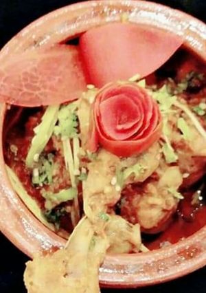 A picture of Chicken karahi.