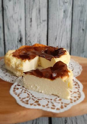 Foto resep Baked Cheesecake with Coconut Milk (Cheesecake-Santan Panggang)