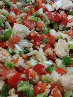 Una foto de Ensalada de Huevas de Bacalao (Pipirrana)