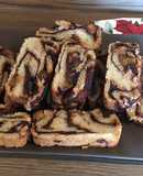 Vegán csokoládés, marcipános gluténmentes babka