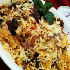 A picture of Vegetable Biryani.
