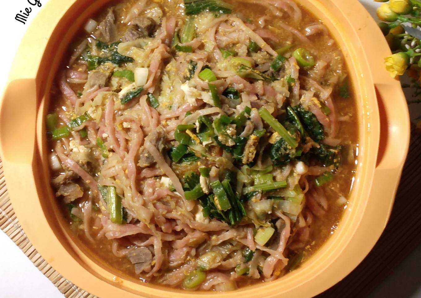 Mie Godhog Jowo |Mie Rebus Jawa (Mie Nyêmêk)