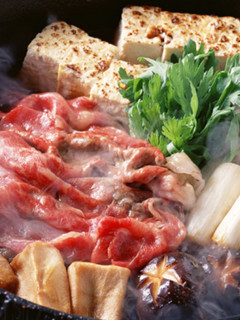 A picture of Sukiyaki with Perfect Warishita Sauce.