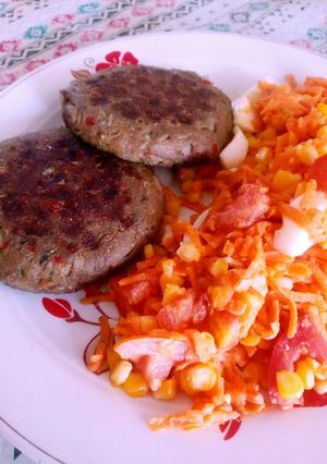 Una foto de Hamburguesas de caballa