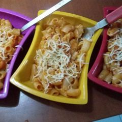 A picture of Red pasta with TWIST.