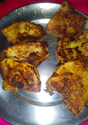 A picture of Lauki bhaja.