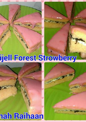 Foto resep Nutrijell Forest Strowberry vla Strowberry Mamah Raihaan