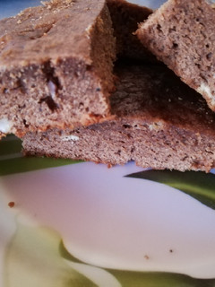 Una foto de Brownie de chocolate