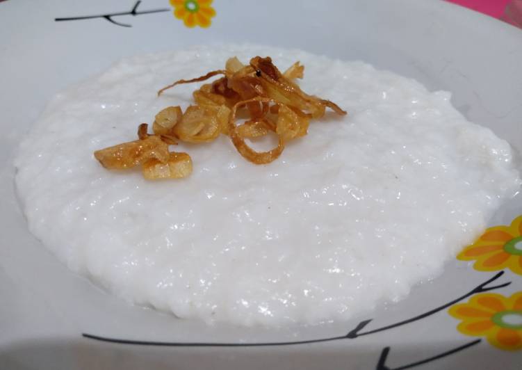 Bubur nasi dari beras
