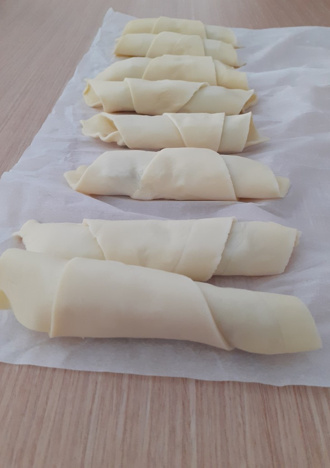 Una foto de Receta cruasanes rellenos de chocolate