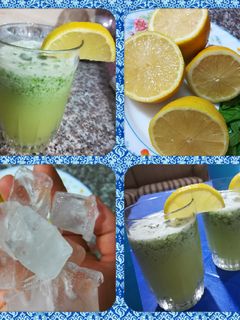 صورة لوصفة ليمون 🍋 ونعنع على طريقتي