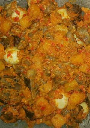 Foto resep Sambel goreng kentang,ati ampela,telur puyuh