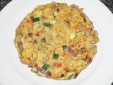 Tortilla de zapalllo italiano con papas