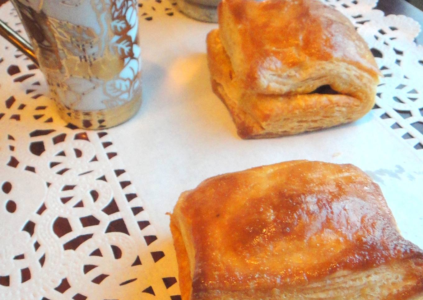 Chicken Puffs with Homemade Puff Pastry